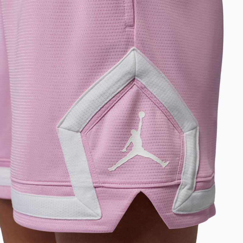 Dámské basketbalové šortky Nike Jordan Sport Diamond 4" iced carmine/iced carmine/white/white 7