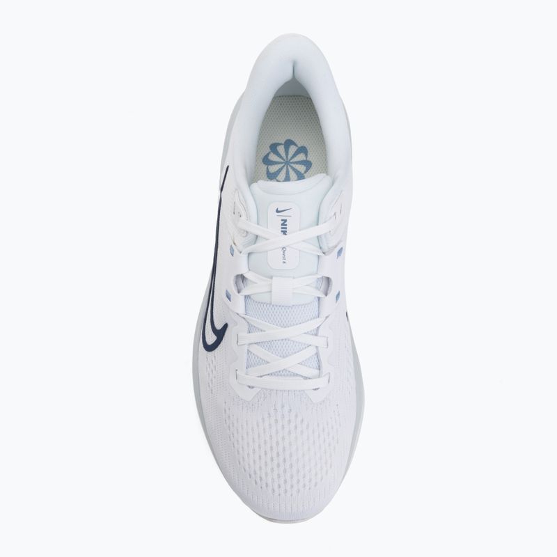 Dámské běžecké boty Nike Quest 6 white/pearl pink/work blue/blue void 5