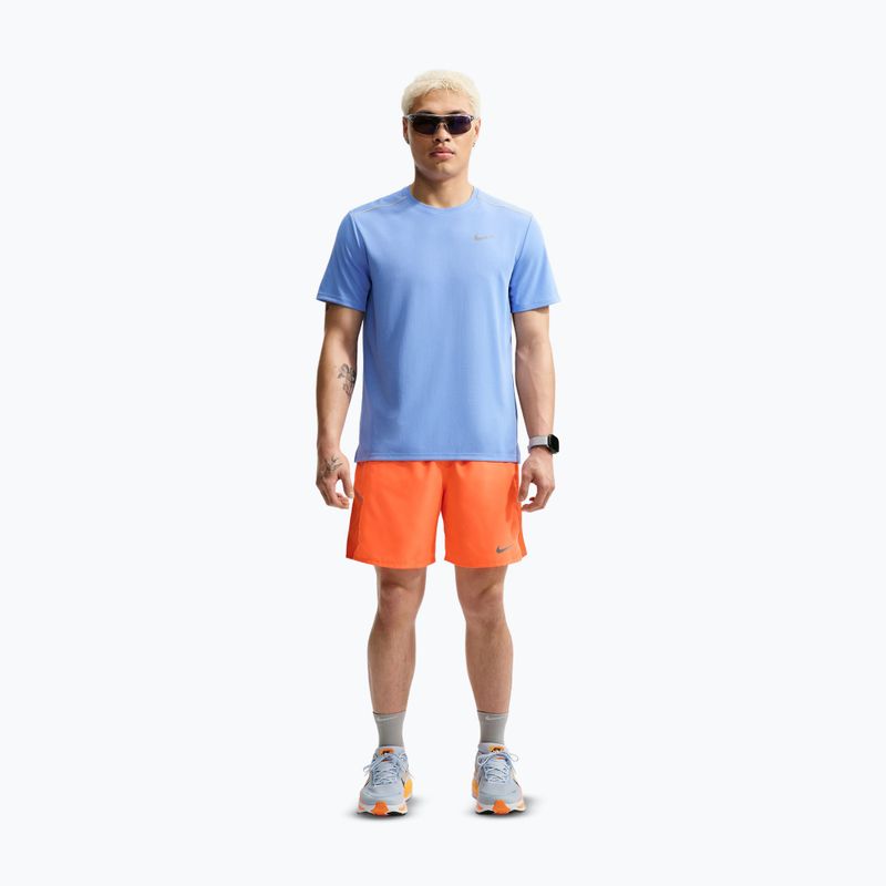 Pánské běžecké šortky Nike Miler Dri-Fit 2in1 7" total orange 2