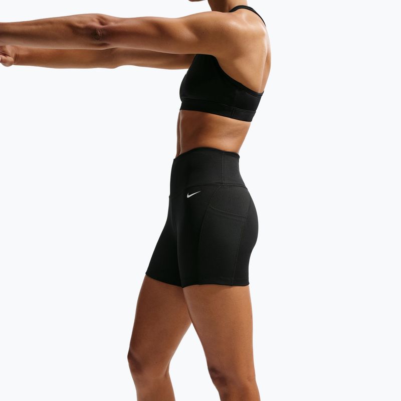 Dámské šortky Nike One High Waisted Biker 5" black/black/white 4