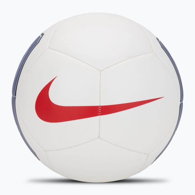 Fotbalový míč Nike Pitch Paris-Saint Germain white/old royal size 5
