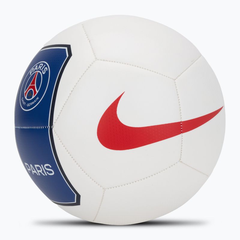 Fotbalový míč Nike Pitch Paris-Saint Germain white/old royal size 5 2