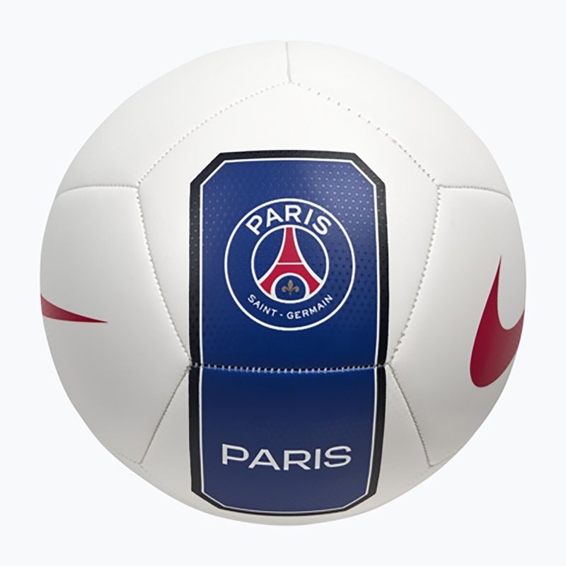 Fotbalový míč Nike Pitch Paris-Saint Germain white/old royal size 5 2