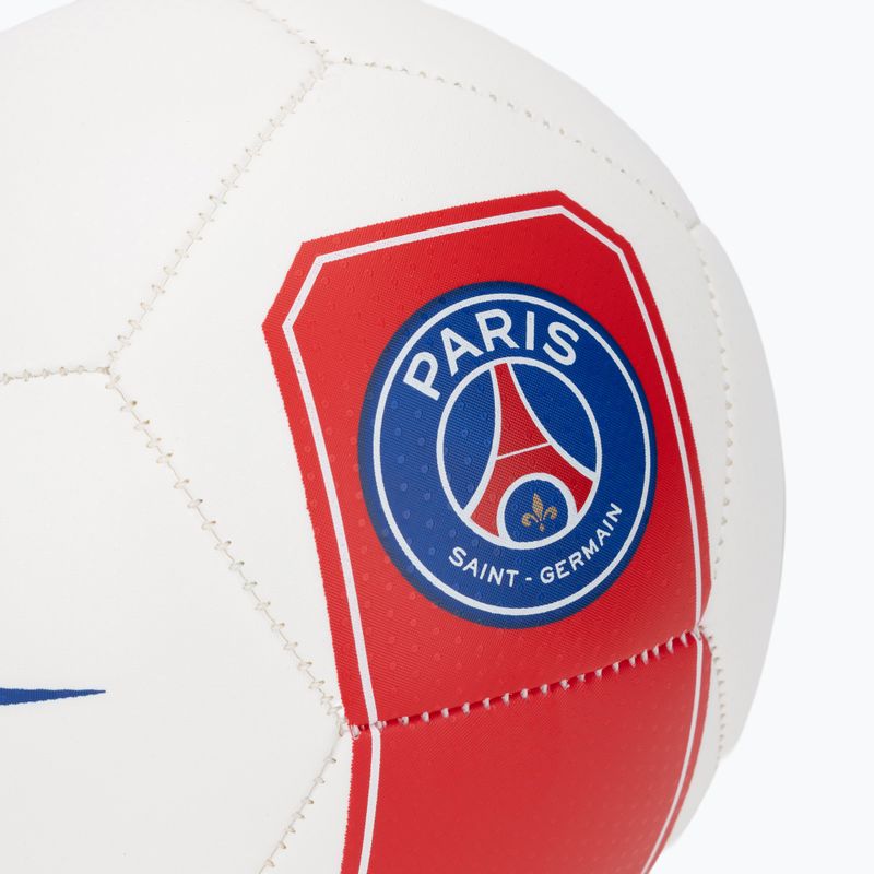 Míč na minifotbal Nike Skills Paris-Saint Germain white/university red size 1 3