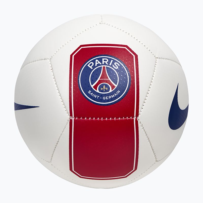 Míč na minifotbal Nike Skills Paris-Saint Germain white/university red size 1 2