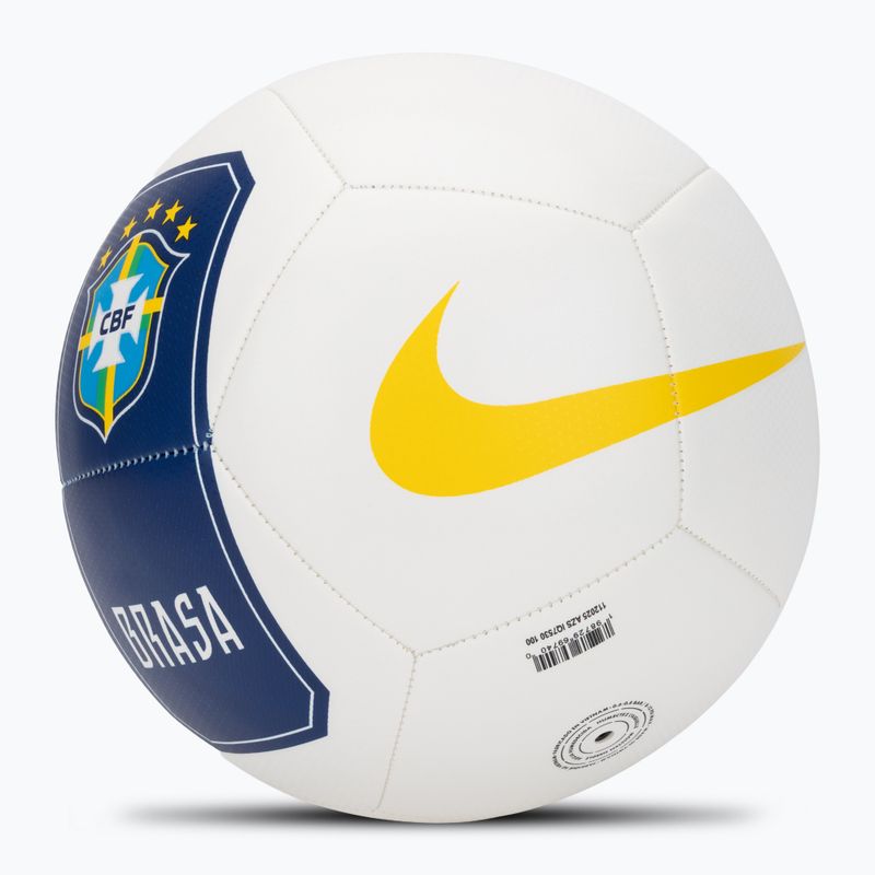 Fotbalový míč Nike Pitch Brazil white size 5 2