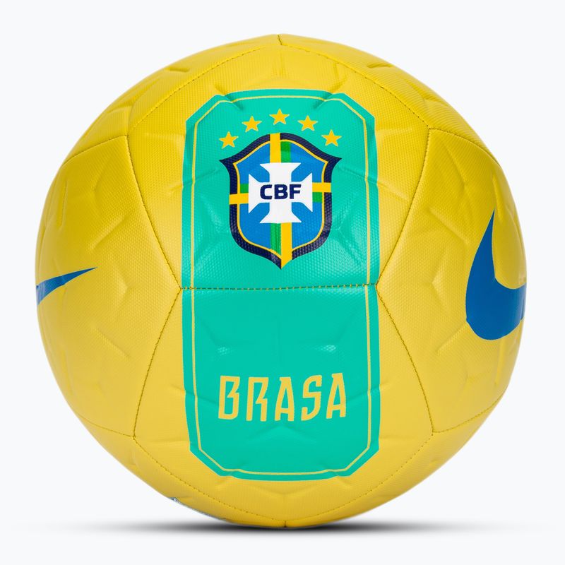 Fotbalový míč Nike Academy Brazil canary/light mint size 5 3