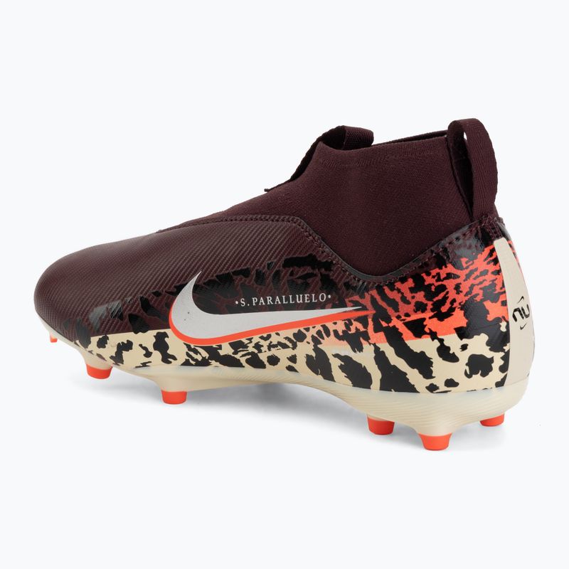 Dětské kopačky Nike United Jr. Mercurial Superfly 10 Academy MG burgundy crush/metallic silver 3
