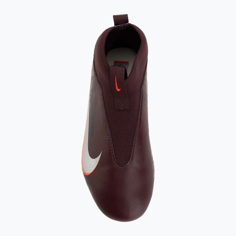 Dětské kopačky Nike United Jr. Mercurial Superfly 10 Academy MG burgundy crush/metallic silver 5