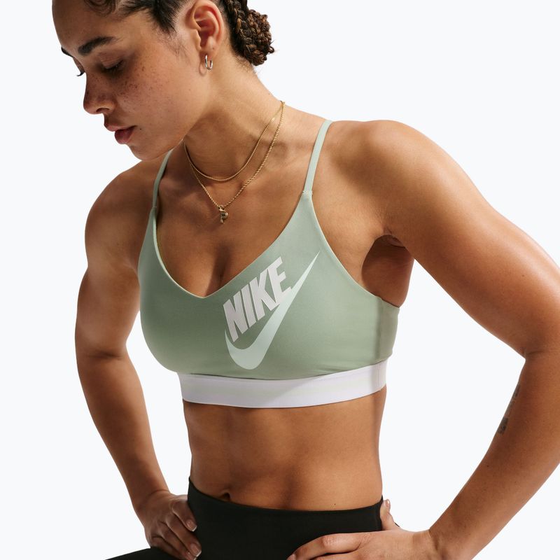 Tréninková podprsenka Nike Indy Light Support steam/white/barely green 5