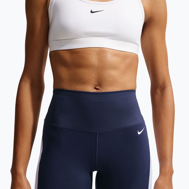 Dámské šortky Nike One High Waisted Biker 5" midnight navy/hydrogen blue/white 5