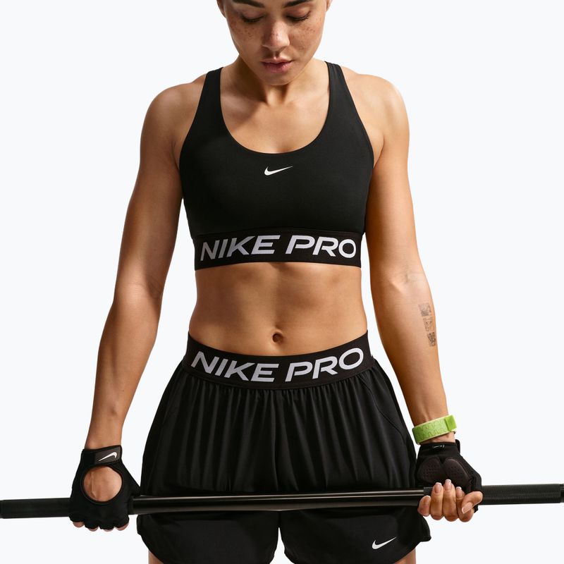 Sportovní podprsenka Nike Pro 365 black/white 3