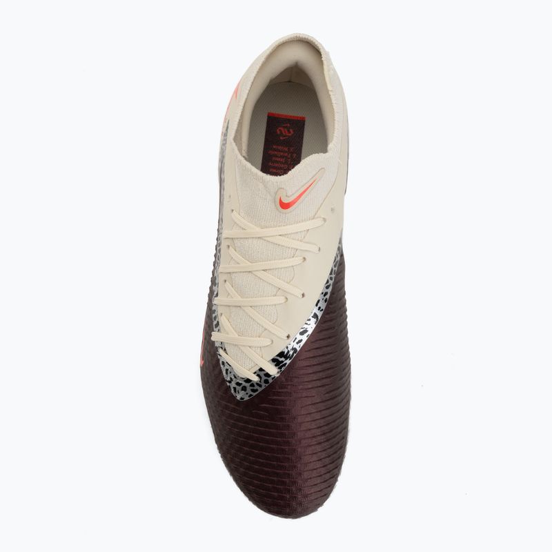 Pánské kopačky Nike United Phantom 6 High Academy MG burgundy crush/fossil/university red 5
