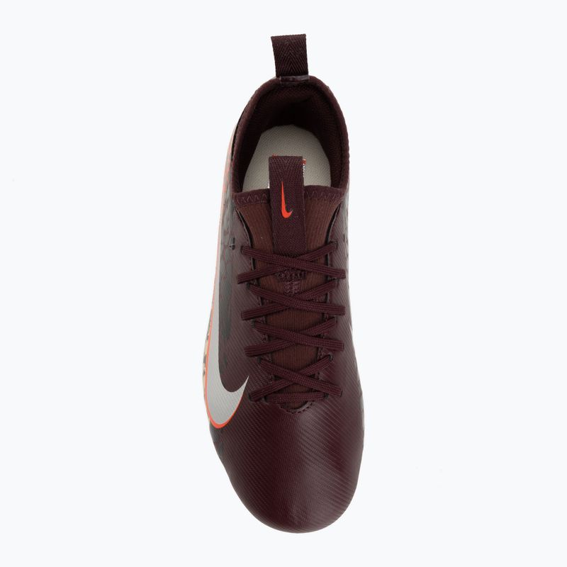 Dětské kopačky Nike United Jr. Mercurial Vapor 16 Academy MG burgundy crush/metallic silver 5