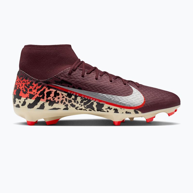 Pánské kopačky Nike United Mercurial Superfly 10 Academy MG burgundy crush/metallic silver