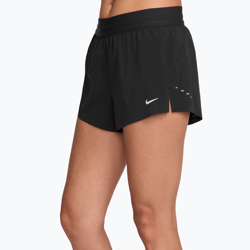 Pánské běžecké šortky Nike Swift Breathe Dri-Fit Mid-Rise 2.5" black/black/white 3