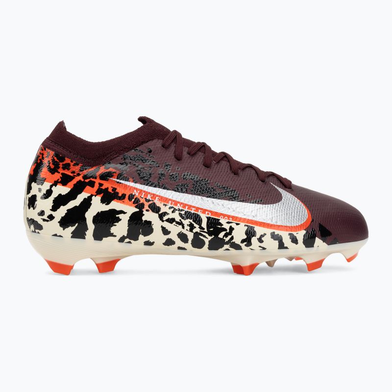 Dětské kopačky Nike United Jr. Mercurial Vapor 16 Pro FG burgundy crush/metallic silver 2