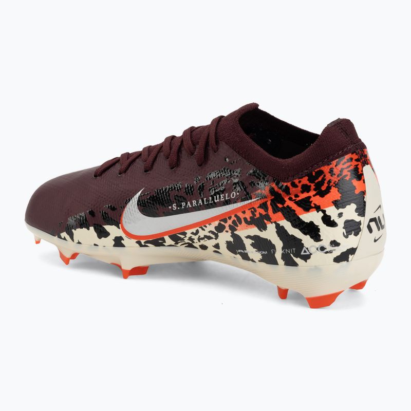 Dětské kopačky Nike United Jr. Mercurial Vapor 16 Pro FG burgundy crush/metallic silver 3