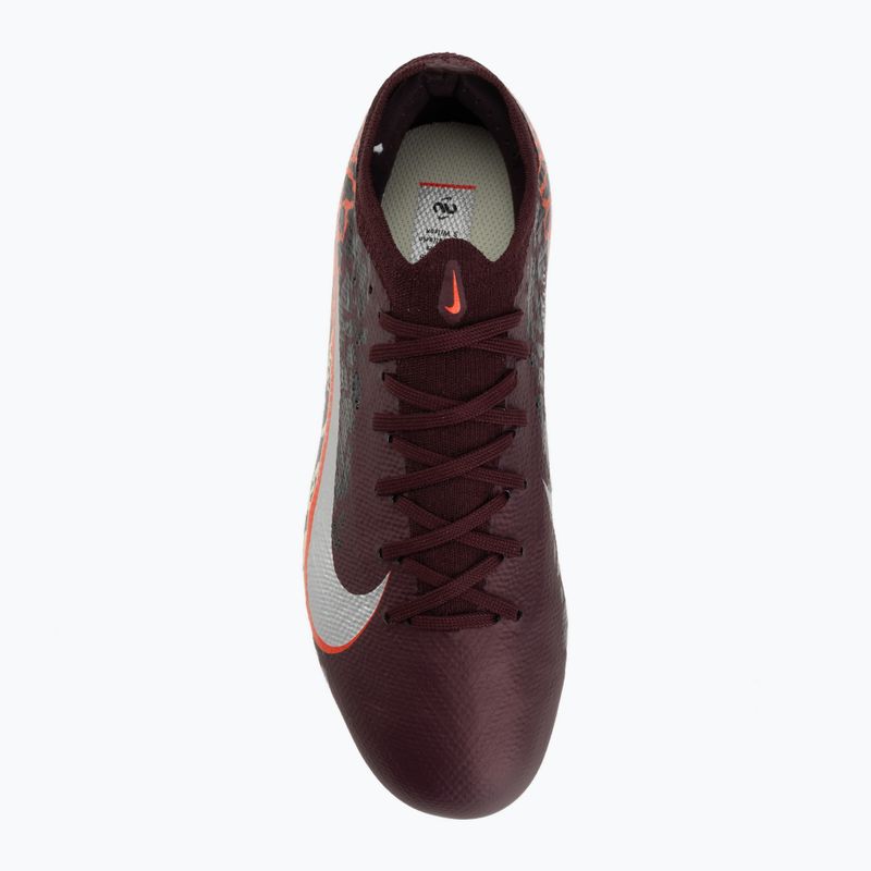 Dětské kopačky Nike United Jr. Mercurial Vapor 16 Pro FG burgundy crush/metallic silver 5