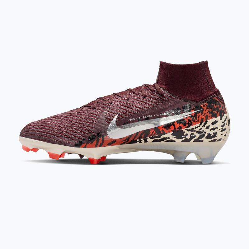 Pánské kopačky Nike United Superfly 10 Elite burgundy crush/university red/fossil/metal silver 2