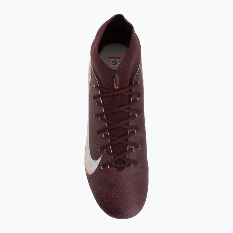 Pánské kopačky Nike United Mercurial Superfly 10 Academy MG burgundy crush/metallic silver 5