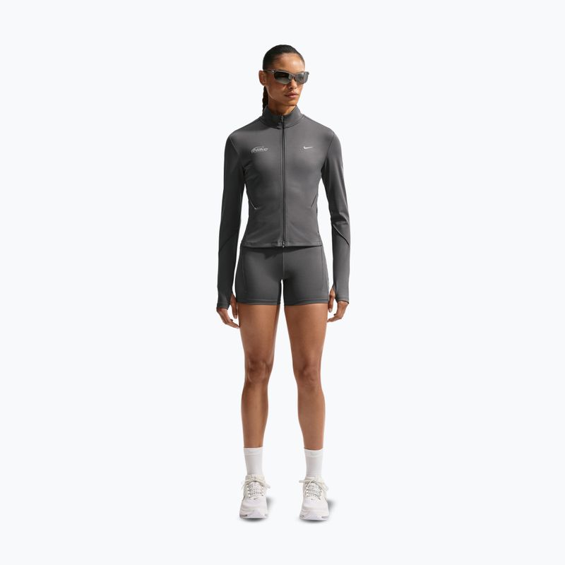 Dámská běžecká mikina Nike Swift Dri-Fit Full Zip Mid-Layer medium ash 2