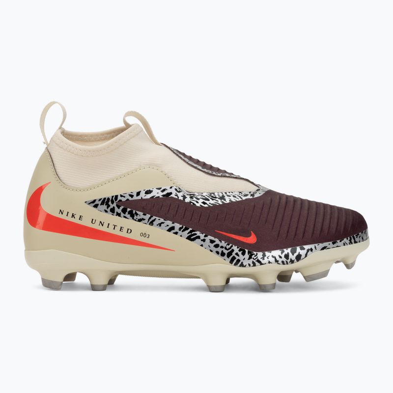 Dětské kopačky Nike United Jr. Phantom 6 High Academy MG burgundy crush/fossil/university red 2