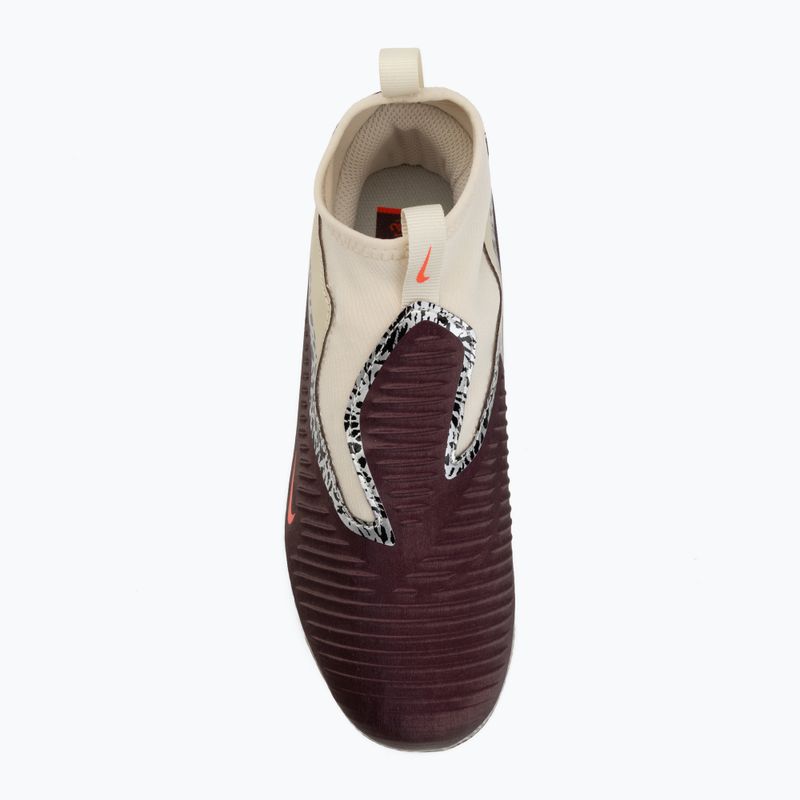 Dětské kopačky Nike United Jr. Phantom 6 High Academy MG burgundy crush/fossil/university red 5