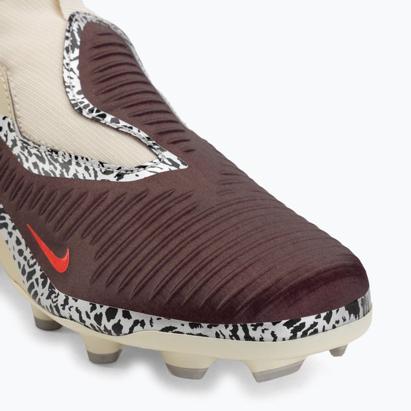 Dětské kopačky Nike United Jr. Phantom 6 High Academy MG burgundy crush/fossil/university red 7
