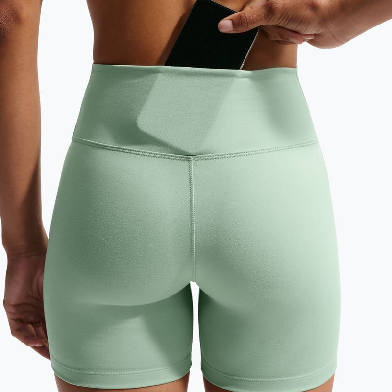 Dámské šortky Nike One High-Waisted Biker 5" steam/white 7