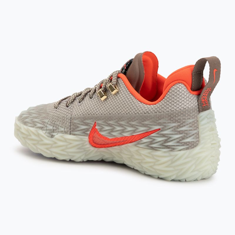 Pánské basketbalové boty Nike S.T. Flare 2 college grey/volt tint/metallic gold 3