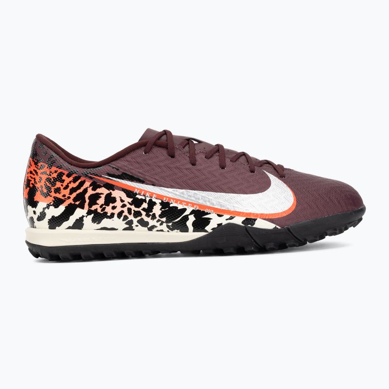 Pánské kopačky Nike United Mercurial Vapor 16 Academy TF burgundy crush/metallic silver 2