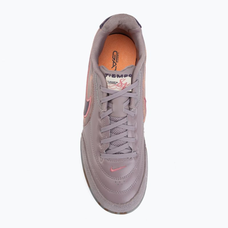 Pánské kopačky Nike Tiempo Streetgato PRM IC light violet ore/gum dark brown/peony 5