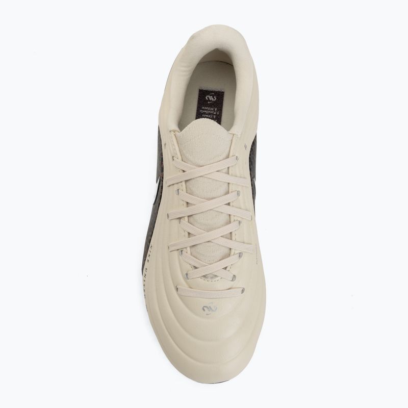 Dětské kopačky Nike United Jr. Tiempo Maestro Academy MG fossil/burgundy crush/metallic silver 5