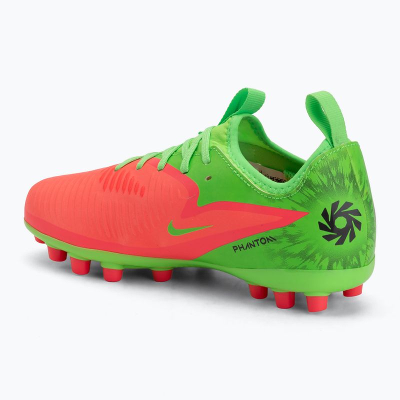 Dětské kopačky Nike Jr. Phantom 6 Academy Erling Haaland AG hot punch/green strike/black 3