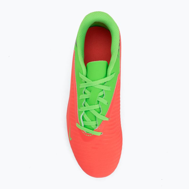 Dětské kopačky Nike Jr. Phantom 6 Club Erling Haaland MG hot punch/green strike/black 5