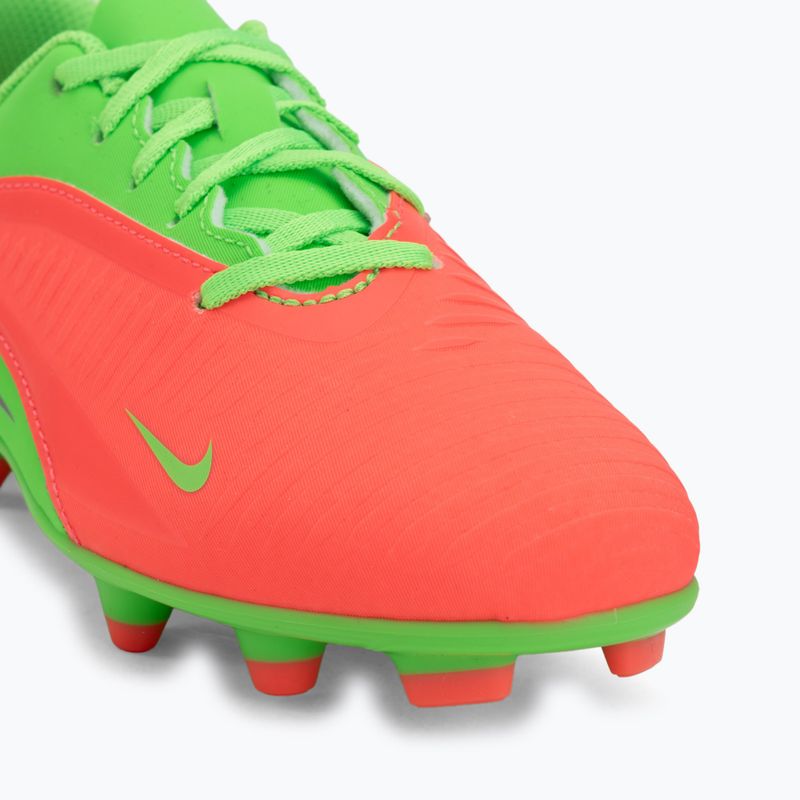 Dětské kopačky Nike Jr. Phantom 6 Club Erling Haaland MG hot punch/green strike/black 7