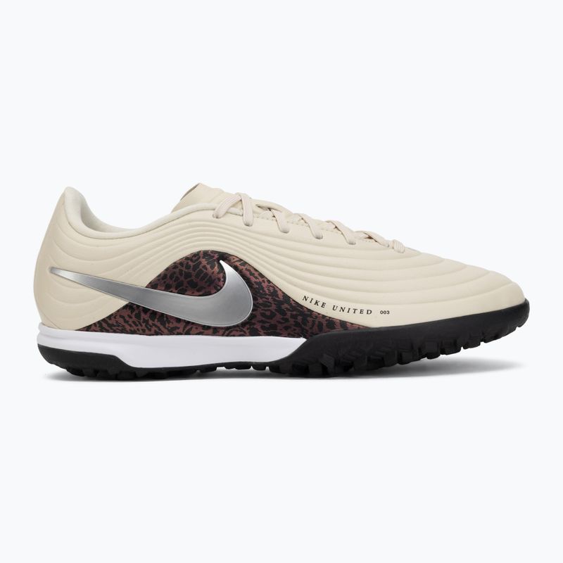 Pánské kopačky Nike United Tiempo Maestro Academy TF fossil/burgundy crush/metallic silver 2