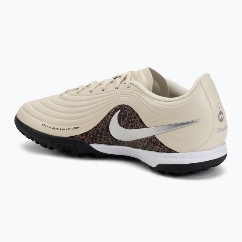 Pánské kopačky Nike United Tiempo Maestro Academy TF fossil/burgundy crush/metallic silver 3