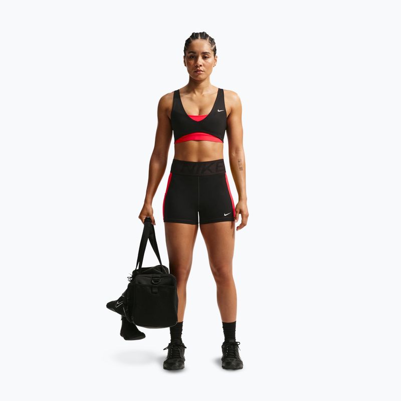 Dámské tréninkové šortky Nike Pro Sculpt Dri-Fit High-Waisted Biker 5" black/light crimson/white 2
