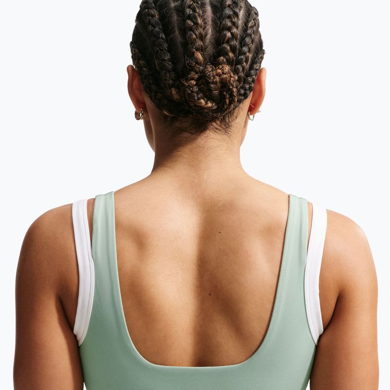 Tréninková podprsenka Nike One Light Support steam/white/white 5