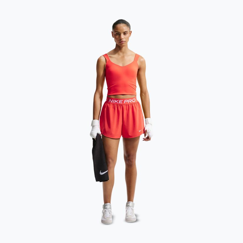 Dámské tréninkové tričko Nike Pro Sculpt Medium Support Padded Tank light crimson/white 2
