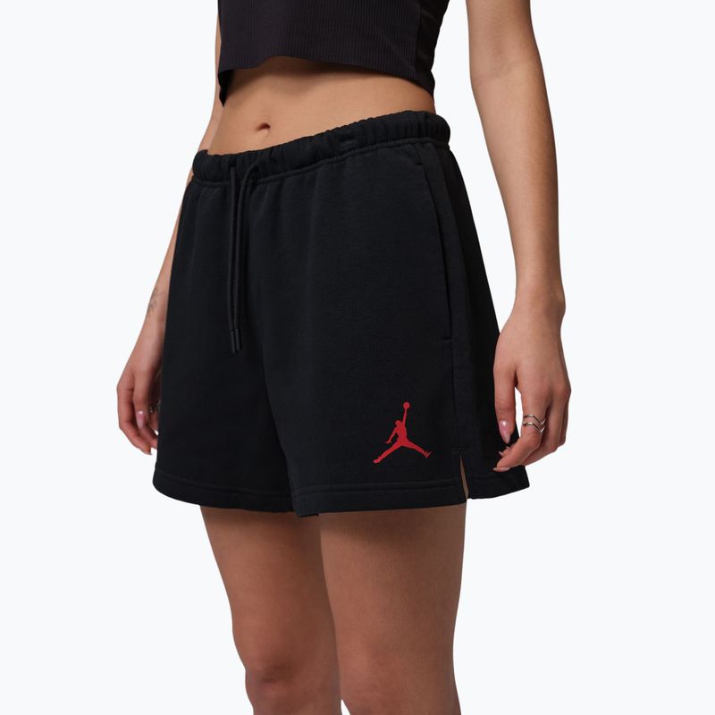 Dámské šortky Jordan Fleece black/gym red 4