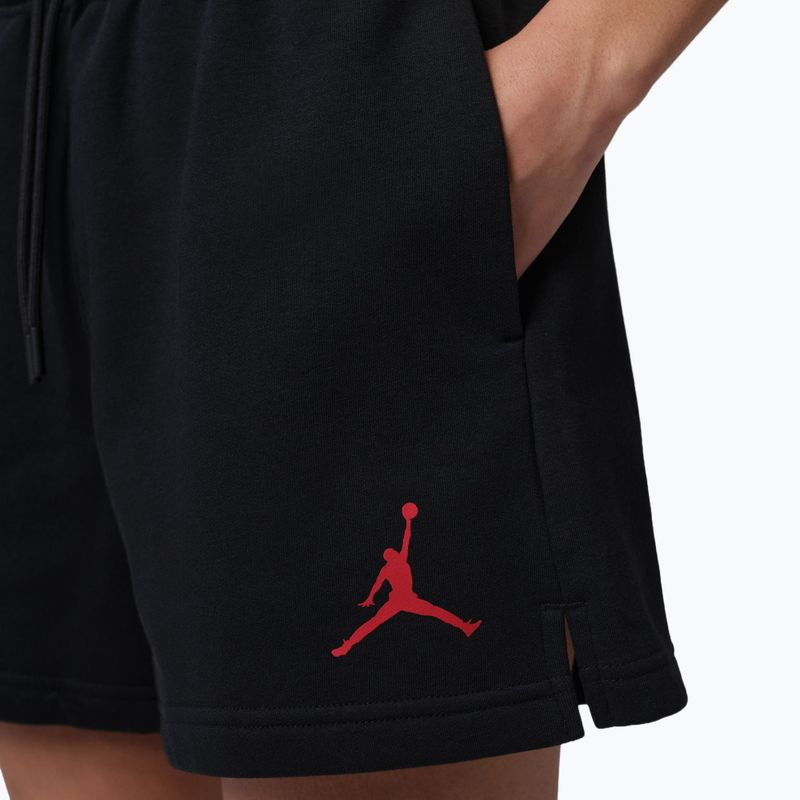 Dámské šortky Jordan Fleece black/gym red 5
