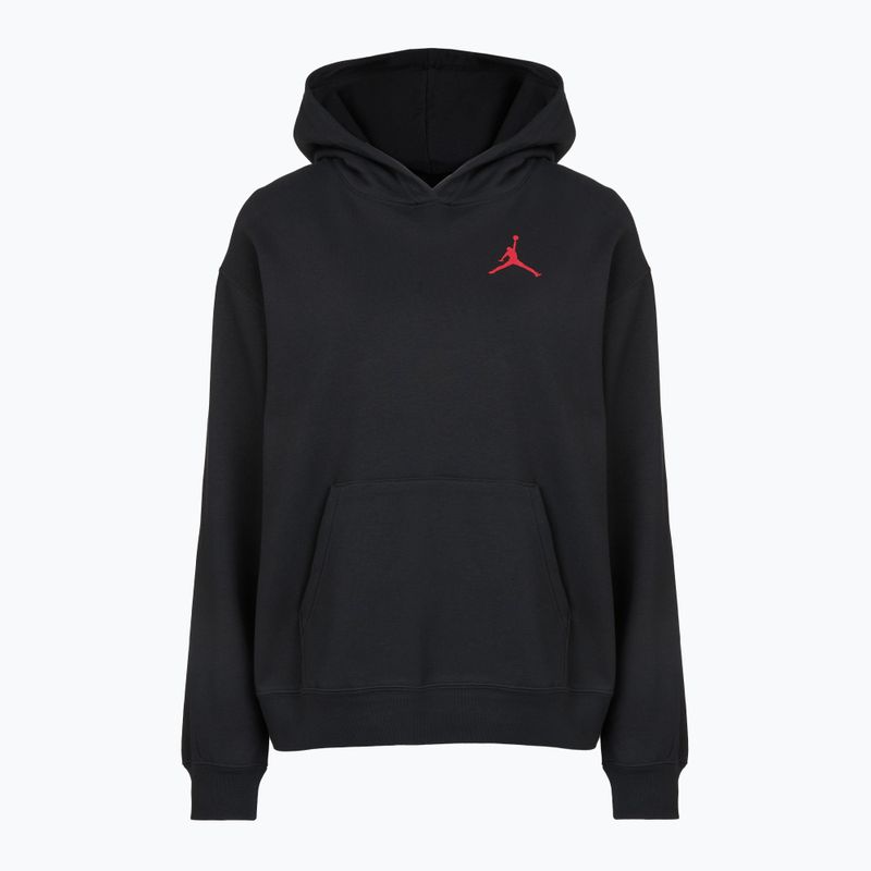 Dámská mikina Jordan Fleece Hoodie black/gym red 6