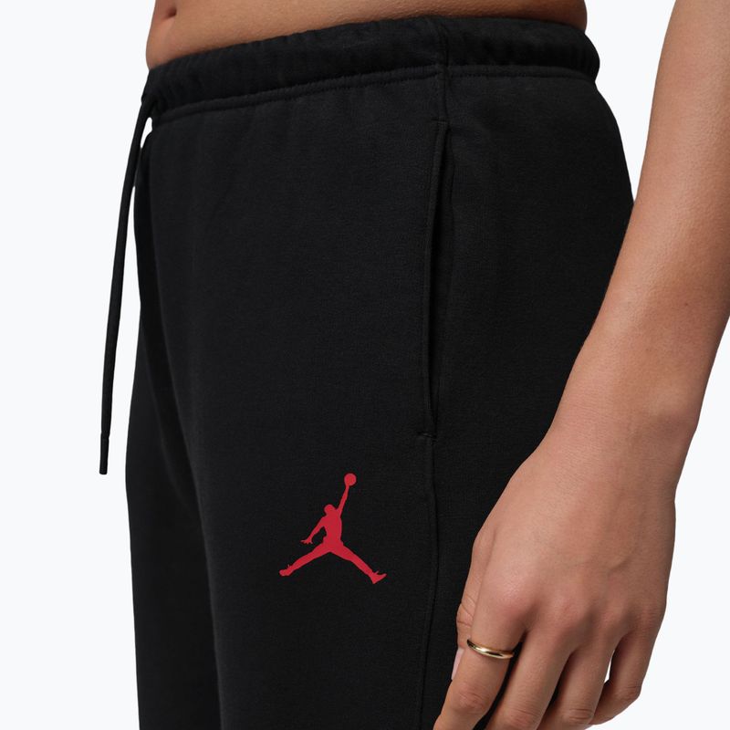 Dámské kalhoty Jordan Fleece black/gym red 4
