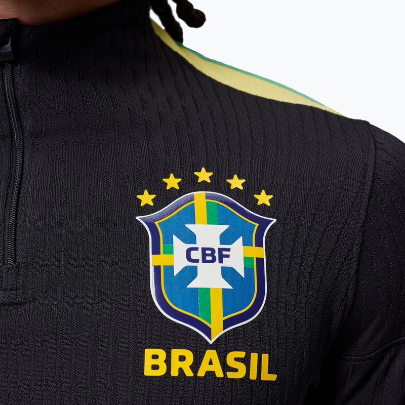 Pánské fotbalové triko s dlouhým rukávem Brazil Strike Elite Jordan Dri-Fit Drill Top black/yellow pulse/light mint/P109C 7