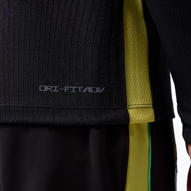 Pánské fotbalové triko s dlouhým rukávem Brazil Strike Elite Jordan Dri-Fit Drill Top black/yellow pulse/light mint/P109C 9