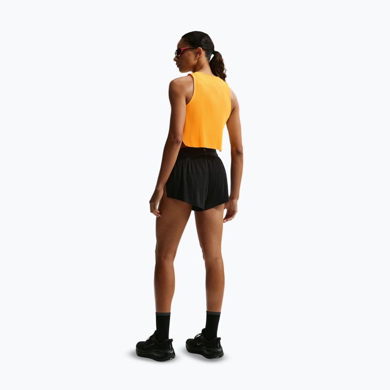 Dámské běžecké tílko Nike AeroSwift Dri-Fit ADV Cropped Tank Top laser orange/black 3