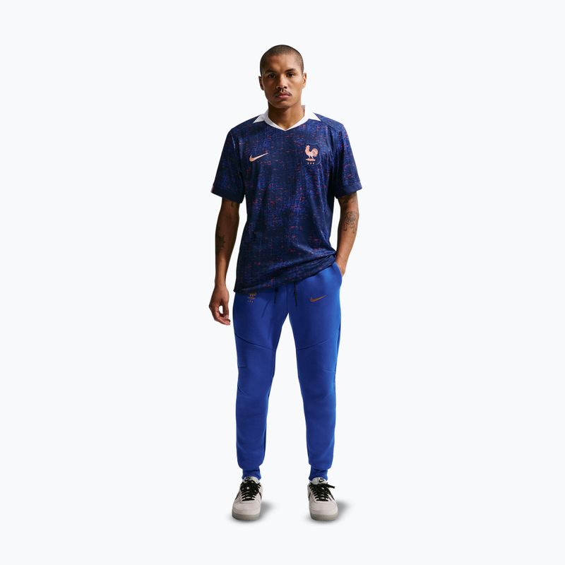 Pánské fotbalové kalhoty Nike FFF Tech Fleece Joggers game royal/metallic copper 2